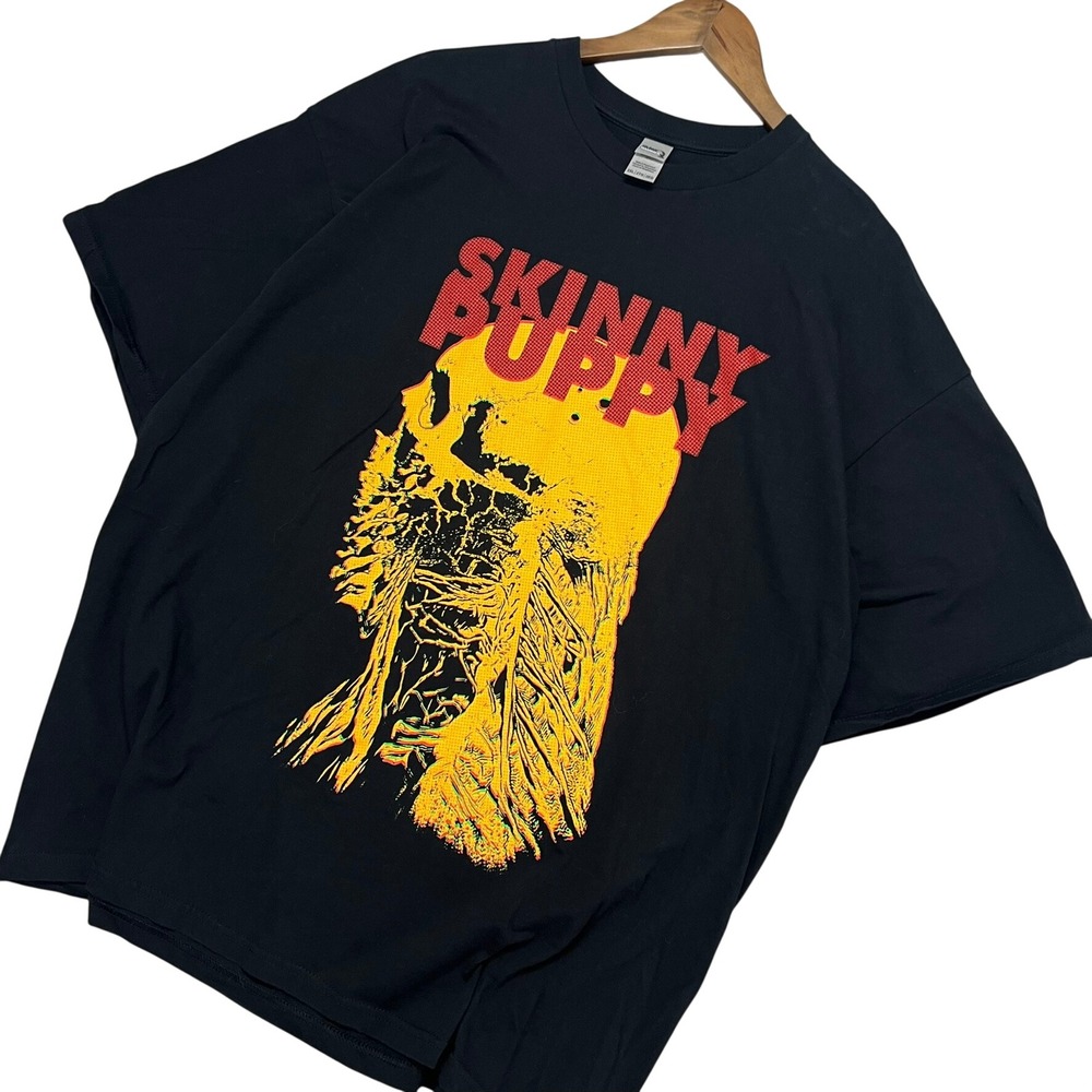 Skinny Puppy 2023 Final Tour T Shirt 2XL Black Industrial Band Merch *NEW*